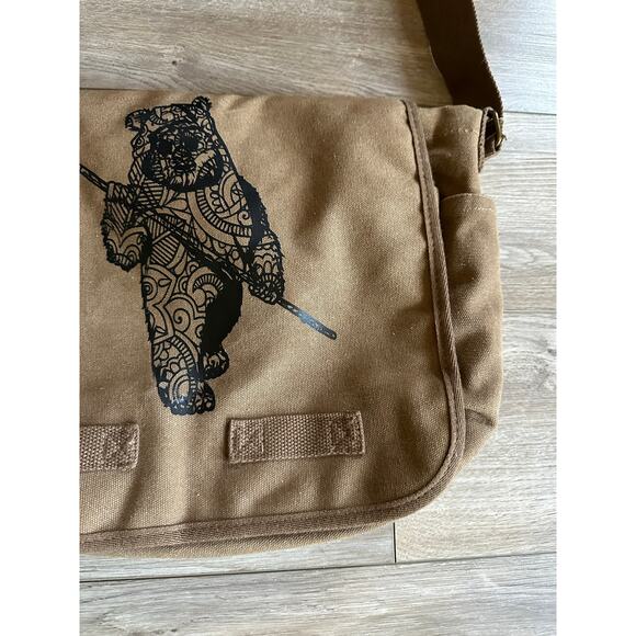 Star Wars Ewok Brown Messenger Bag - customized - Picture 3 of 15